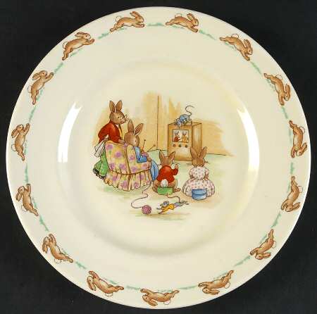 Bunnykins (Albion Shape) Dessert/Pie Plate
