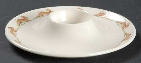 Bunnykins (Albion Shape) Egg Cup with Attached Underplate
