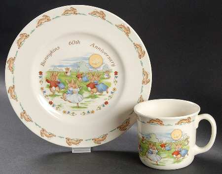 Bunnykins (Albion Shape) (2 Piece) Anniversary Child's Set