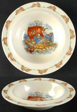 Bunnykins (Albion Shape) Rim Fruit/Dessert (Sauce) Bowl