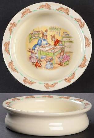 Bunnykins (Albion Shape) 6" Round Baby Plate