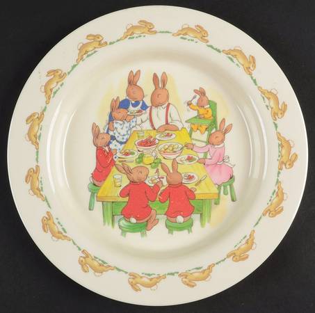 Bunnykins (Albion Shape) Melamine Baby Plate