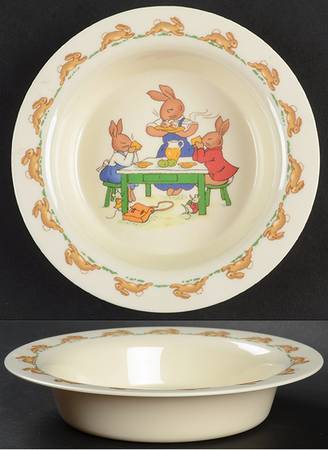 Bunnykins (Albion Shape) Melamine Baby Bowl