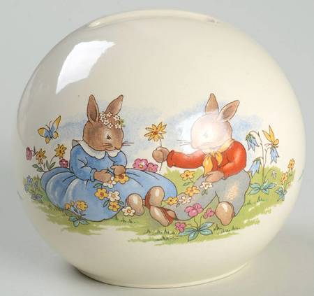 Bunnykins (Albion Shape) Royal Commemorative Bank (Andrew & Sarah 1986)