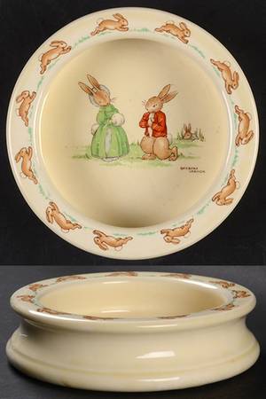 Bunnykins (Albion Shape) 6" Round Baby Plate