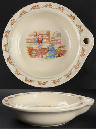 Bunnykins (Albion Shape) Plate-Hot Water/No Cover