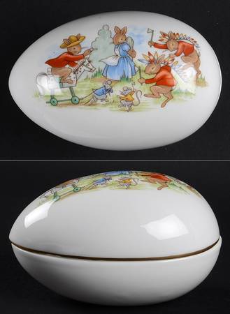 Bunnykins (Albion Shape) Egg Box & Lid
