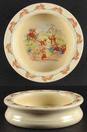 Bunnykins (Albion Shape) 6" Round Baby Plate