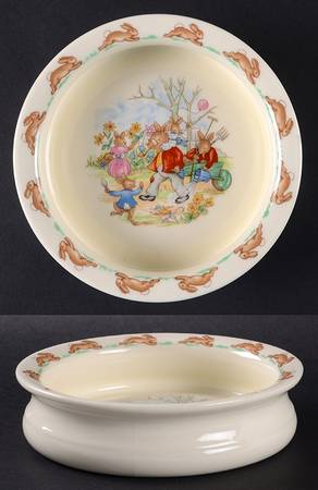 Bunnykins (Albion Shape) 6" Round Baby Plate