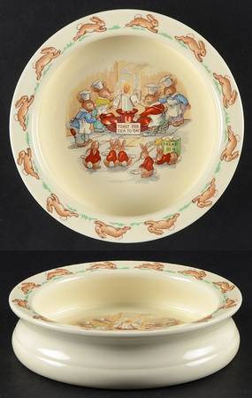 Bunnykins (Albion Shape) 6" Round Baby Plate
