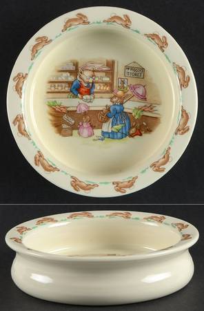 Bunnykins (Albion Shape) 6" Round Baby Plate
