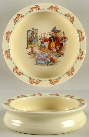 Bunnykins (Albion Shape) 6" Round Baby Plate