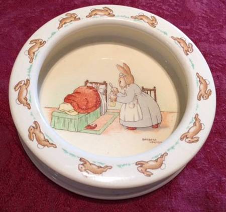 Bunnykins (Albion Shape) 6" Round Baby Plate
