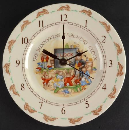Bunnykins (Albion Shape) Teaching Clock Plate