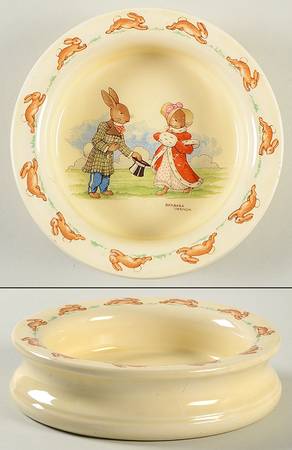 Bunnykins (Albion Shape) 6" Round Baby Plate