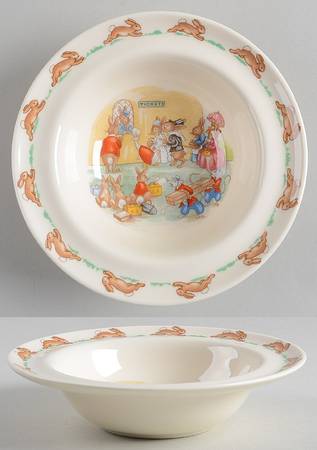 Bunnykins (Albion Shape) Rim Fruit/Dessert (Sauce) Bowl