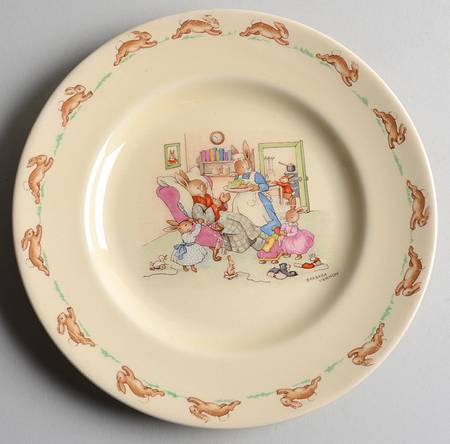 Bunnykins (Albion Shape) Dessert/Pie Plate