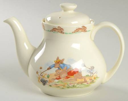 Bunnykins (Albion Shape) Mini Teapot & Lid