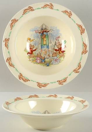 Bunnykins (Albion Shape) Rim Fruit/Dessert (Sauce) Bowl