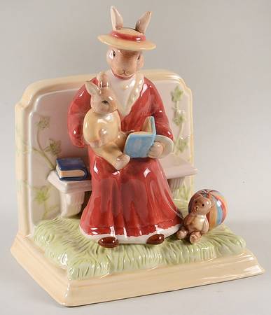 Bunnykins (Albion Shape) Figural China Bookend