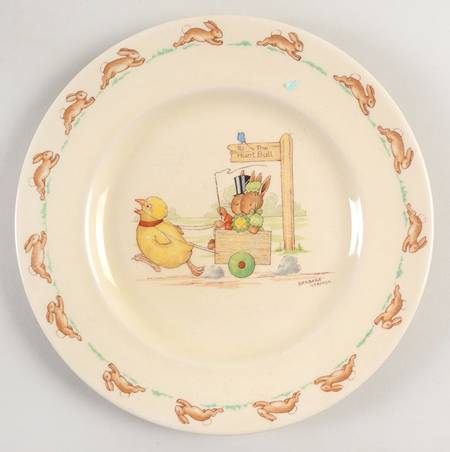 Bunnykins (Albion Shape) Dessert/Pie Plate