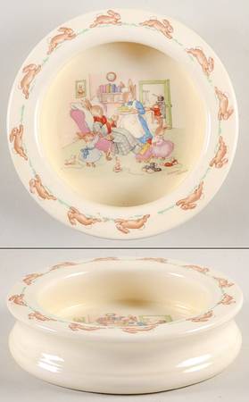 Bunnykins (Albion Shape) 6" Round Baby Plate