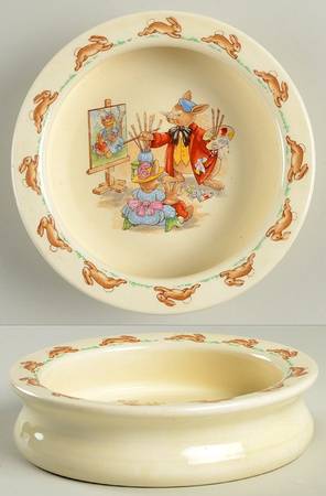 Bunnykins (Albion Shape) 6" Round Baby Plate