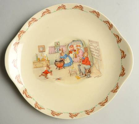 Bunnykins (Albion Shape) Handled Cake Plate