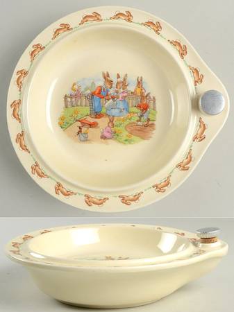 Bunnykins (Albion Shape) Hot Water Plate No Cover