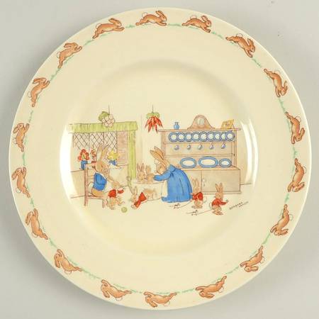 Bunnykins (Albion Shape) Salad Plate