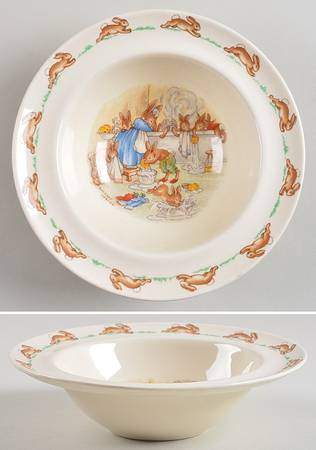 Bunnykins (Albion Shape) Rim Fruit/Dessert (Sauce) Bowl