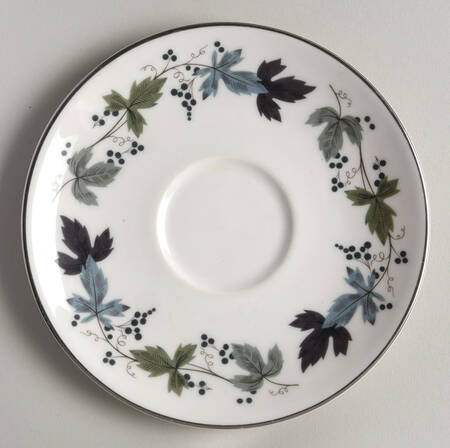 Burgundy Saucer