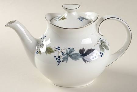 Burgundy Mini Teapot & Lid