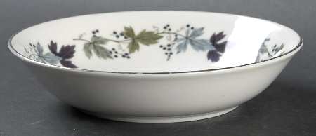 Burgundy Coupe Cereal Bowl