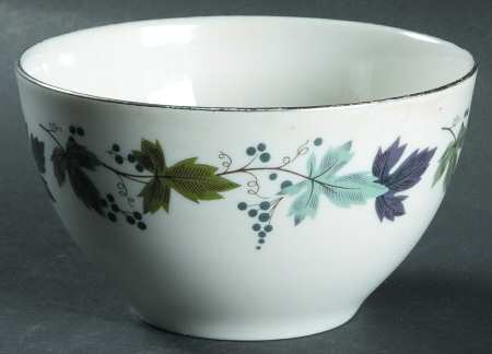 Burgundy Open Sugar Bowl