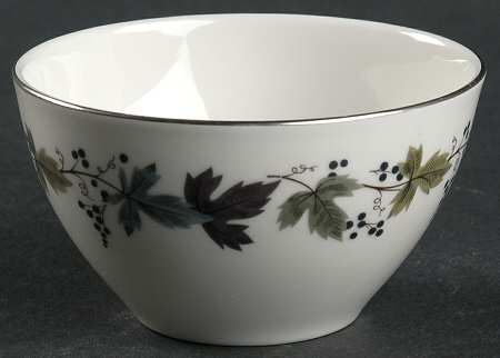 Burgundy Mini Open Sugar Bowl