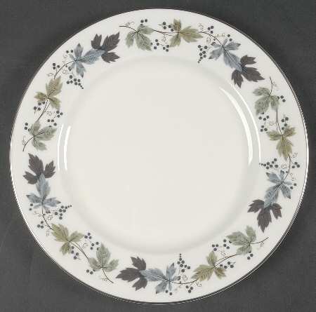 Burgundy Luncheon Plate
