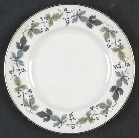 Burgundy Bread & Butter Plate