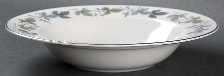 Burgundy Large Rim Soup Bowl