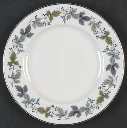 Burgundy Salad Plate