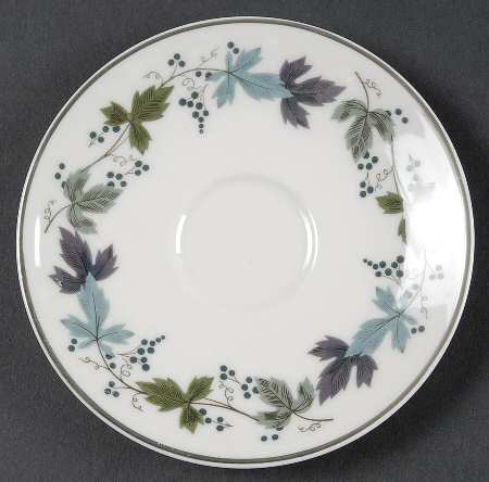 Burgundy Saucer for Demitasse Cup
