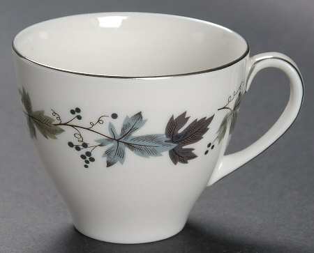 Burgundy Flat Demitasse Cup