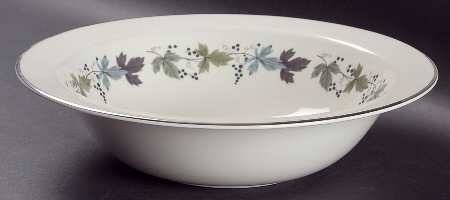 Burgundy 10" Round Vegetable Bowl