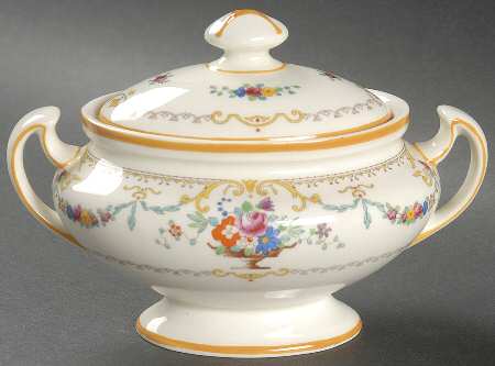 The Burlington Sugar Bowl & Lid