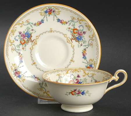 The Burlington Footed Cup & Saucer Set
