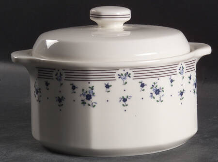 Calico Blue Individual Casserole & Lid