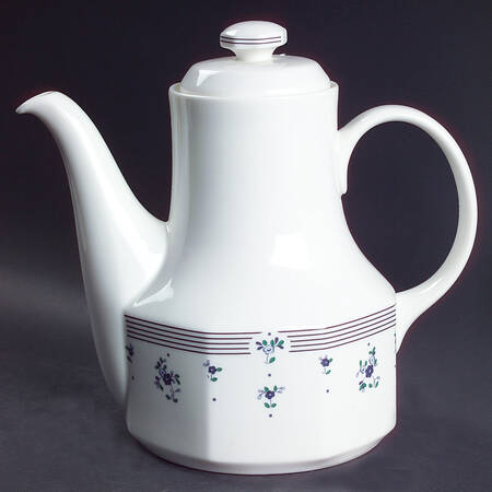 Calico Blue Coffee Pot & Lid