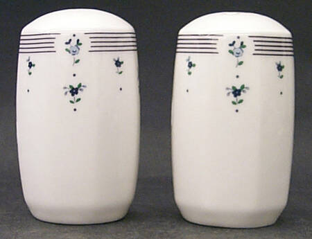 Calico Blue Salt & Pepper Set