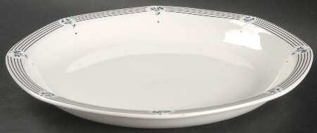 Calico Blue Pie Serving Plate