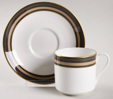 Cadenza Flat Demitasse Cup & Saucer Set